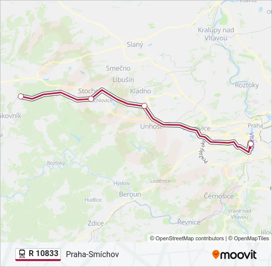 R 10833 Train Line Map