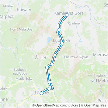 D66 Train Line Map