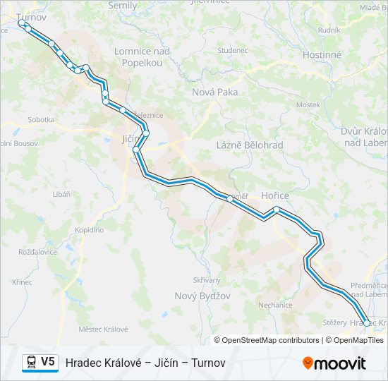 V5 Train Line Map