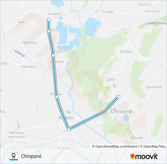OS 18651 Train Line Map