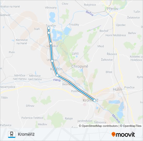 OS 18657 Train Line Map