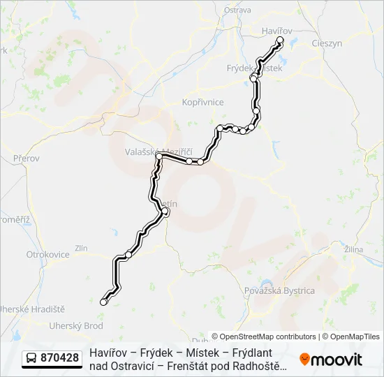 870428 Bus Line Map