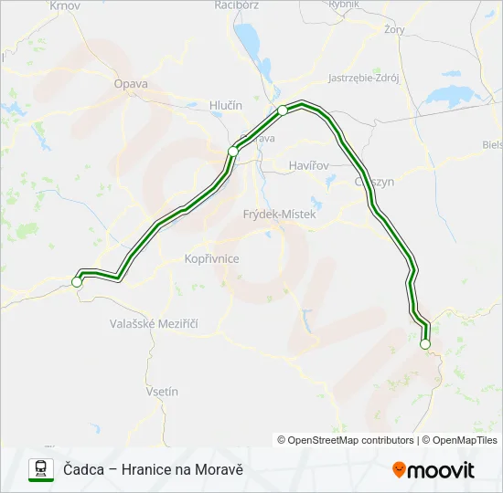 EC 10222 Train Line Map
