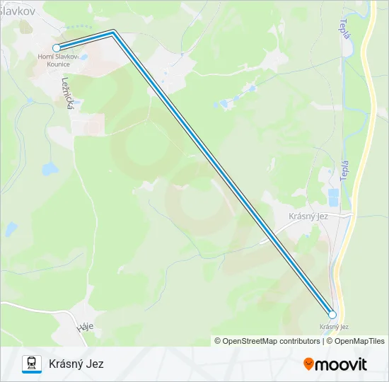 OS 27171 Train Line Map