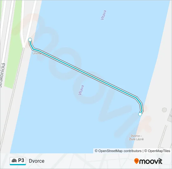 P3 Ferry Line Map