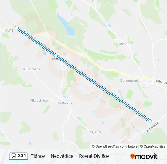 S31 Bus Line Map