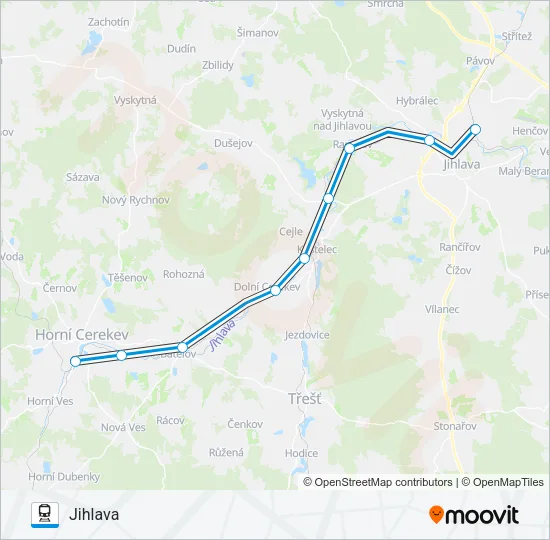 OS 18416 Train Line Map
