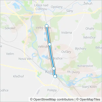 OS 90210 Bus Line Map
