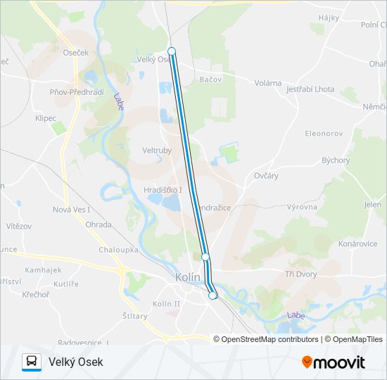 OS 90210 Bus Line Map