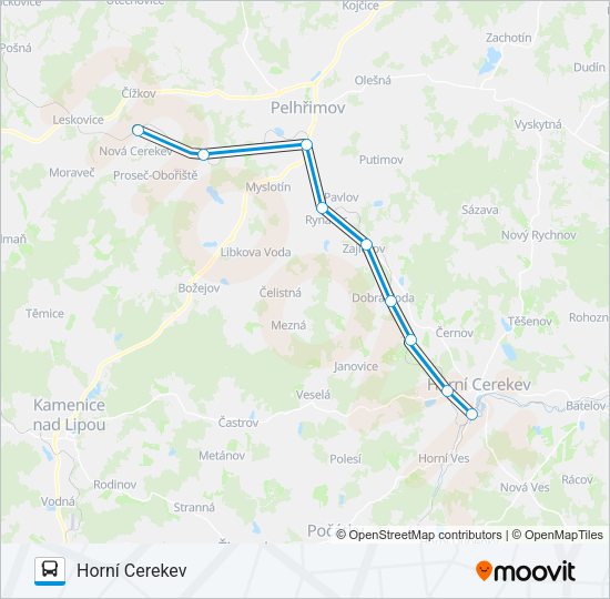 Автобус OS 118408: карта маршрута