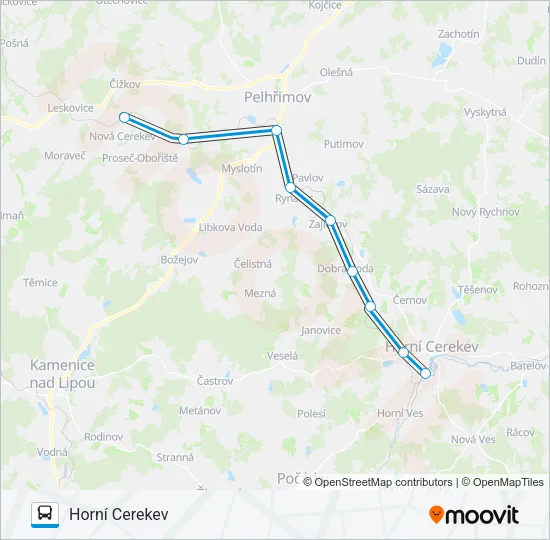 OS 118416 Bus Line Map