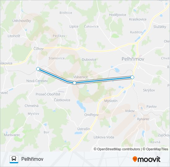 OS 18412 Bus Line Map