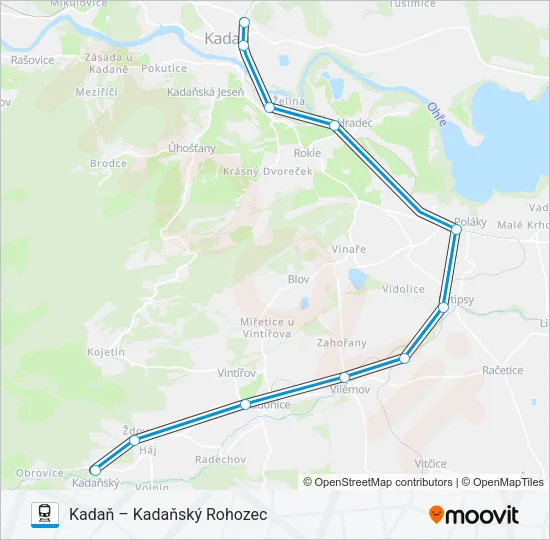 OS 18360 Train Line Map