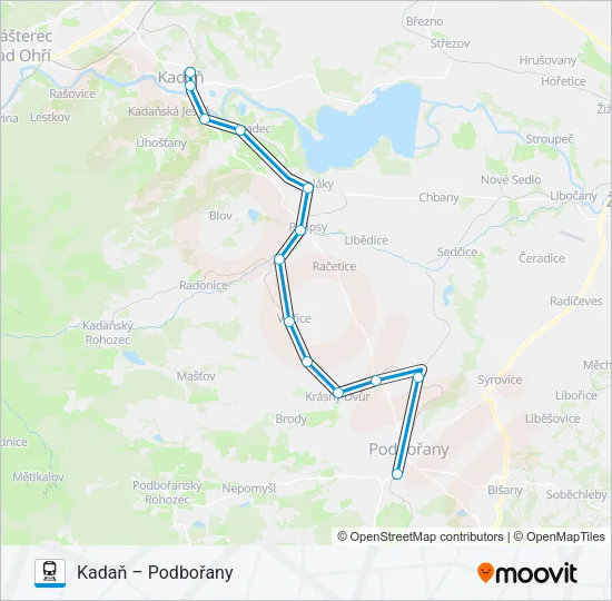 OS 18374 Train Line Map