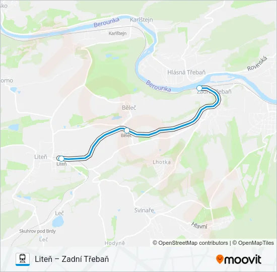 OS 11071 Train Line Map