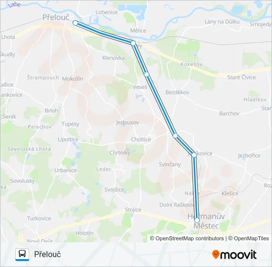 OS 25002 Bus Line Map