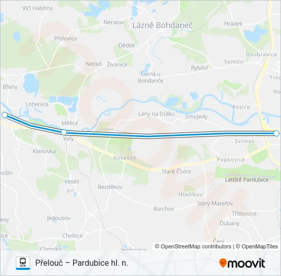 OS 25060 Train Line Map