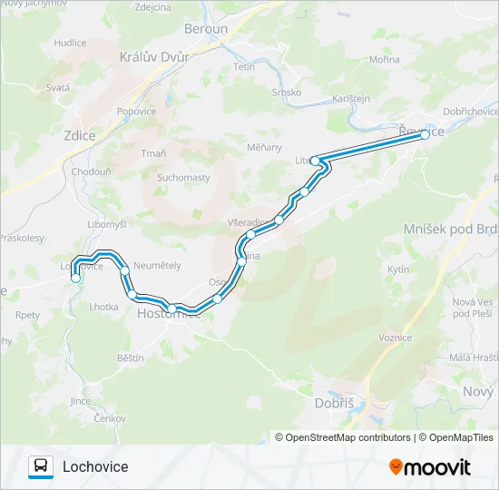 OS 27704 Bus Line Map