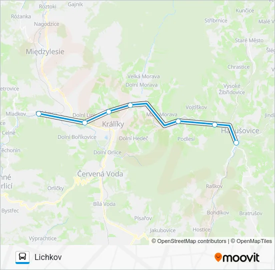 Автобус OS 20502: карта маршрута