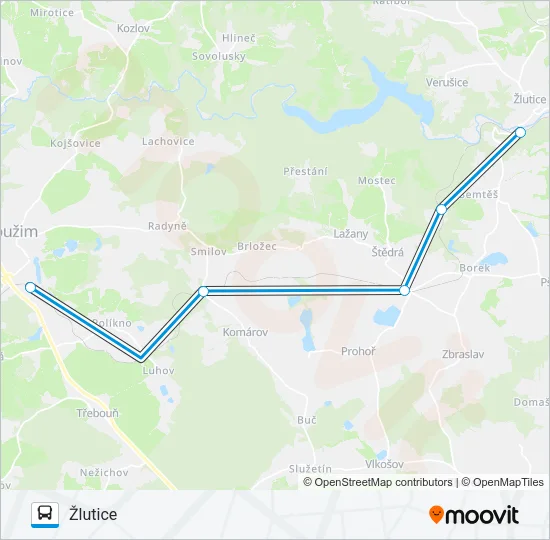 OS 316703 Bus Line Map
