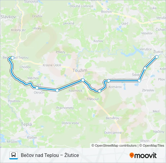 OS 316713 Bus Line Map