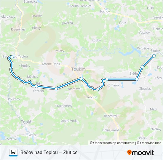OS 316721 Bus Line Map