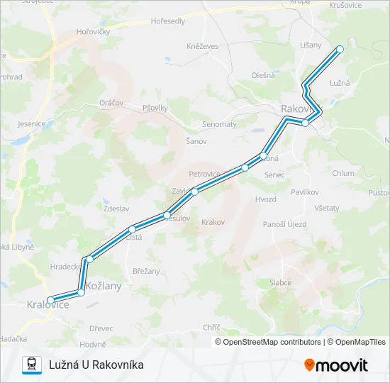 OS 16891 Train Line Map