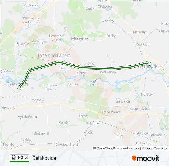 EX 3  Line Map