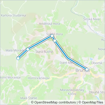 S18 Train Line Map