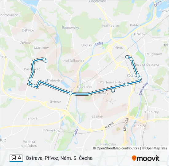 A Bus Line Map
