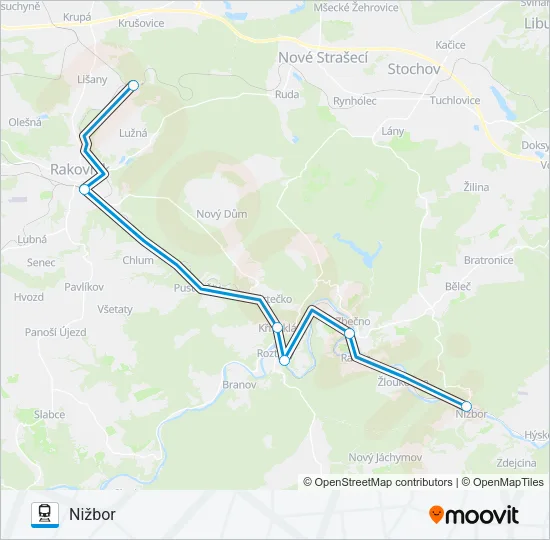 OS 90902 Train Line Map