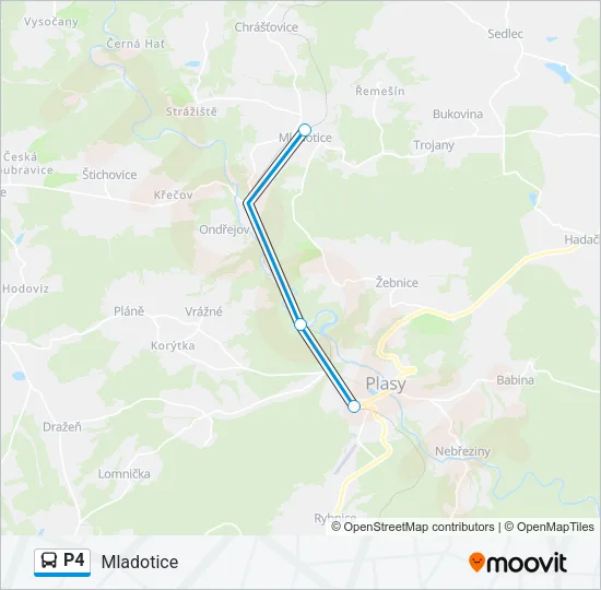 P4 Bus Line Map