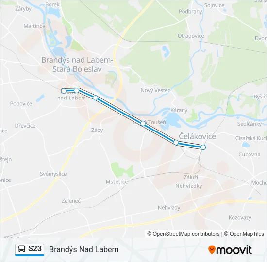 S23 Bus Line Map