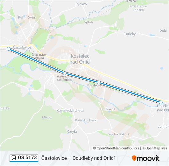 OS 5173 Bus Line Map