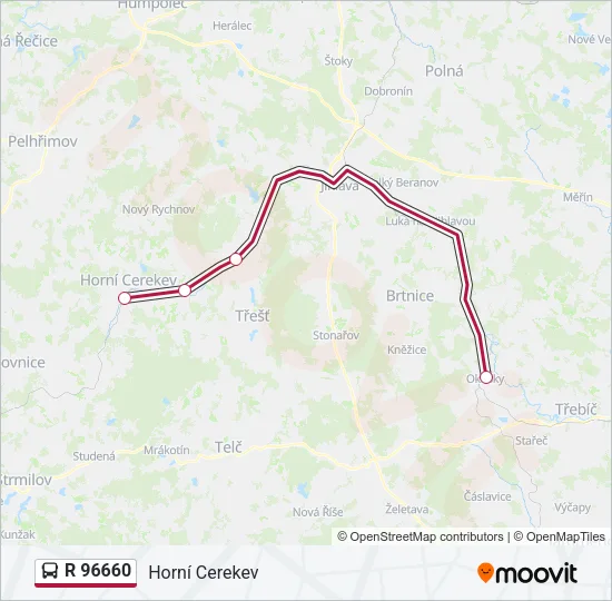 R 96660 Bus Line Map
