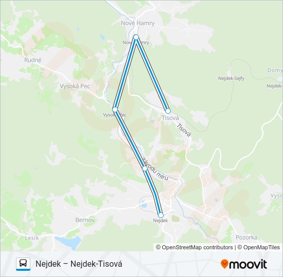 OS 17154 Bus Line Map