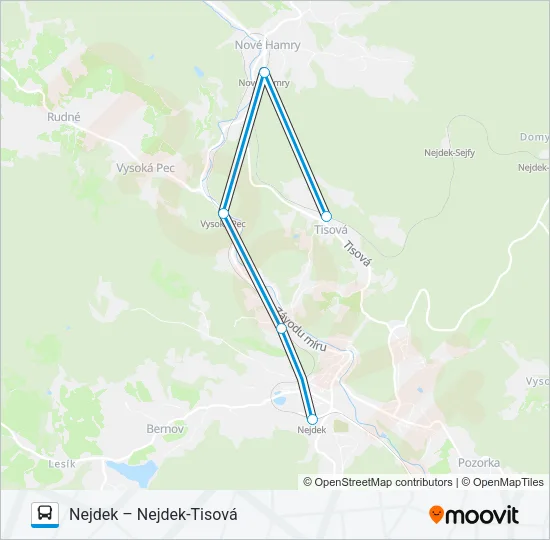 OS 17154 Bus Line Map