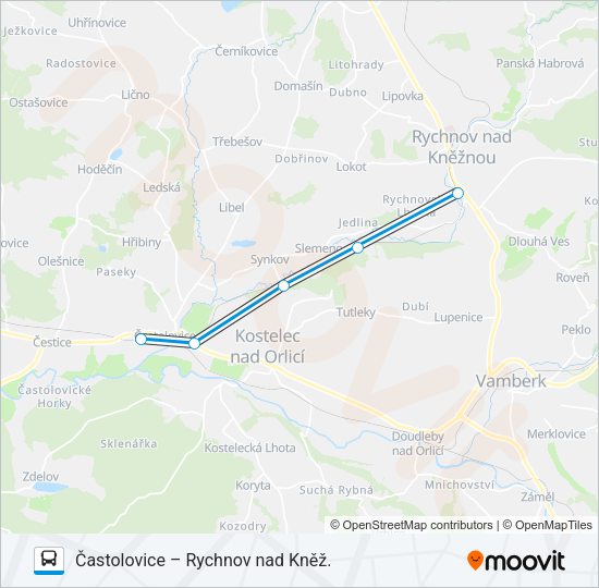 OS 20217 Bus Line Map