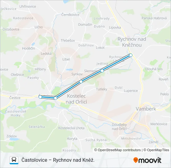 OS 20253 Bus Line Map