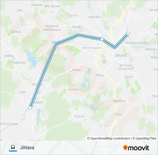 OS 28306 Bus Line Map