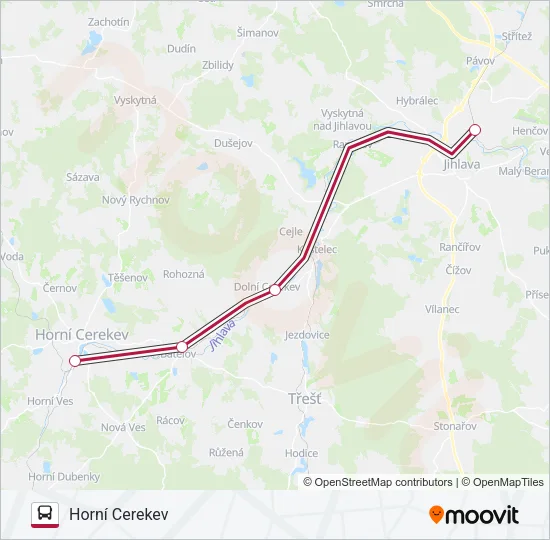 R 300660 Bus Line Map