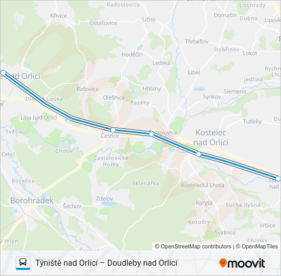 OS 301827 Bus Line Map