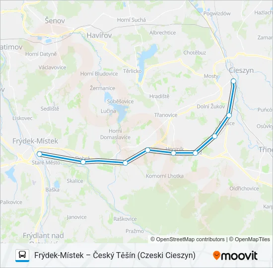 OS 312845 Bus Line Map