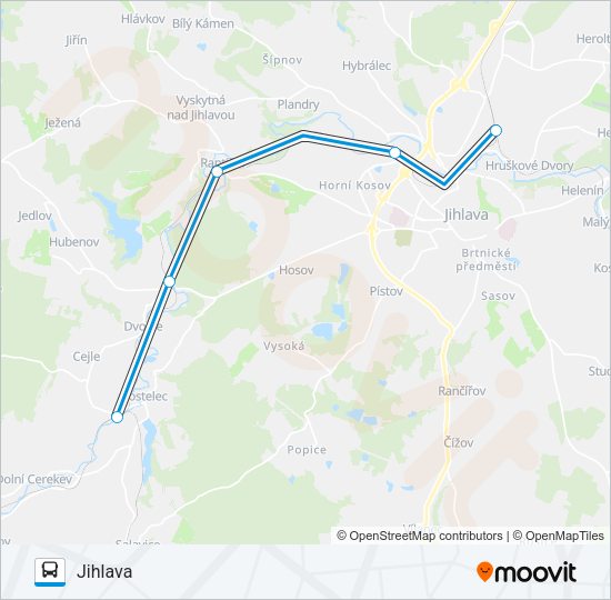 Автобус OS 318442: карта маршрута