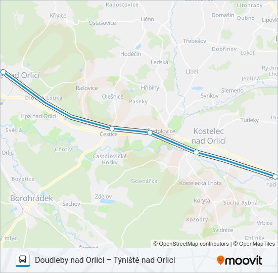 SP 301822 Bus Line Map