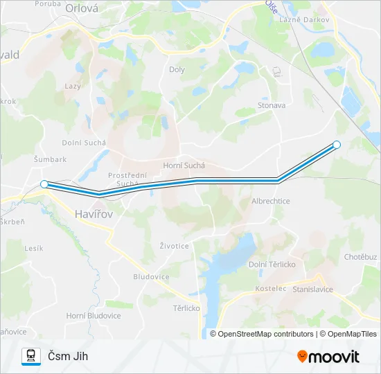SP 10859 Train Line Map