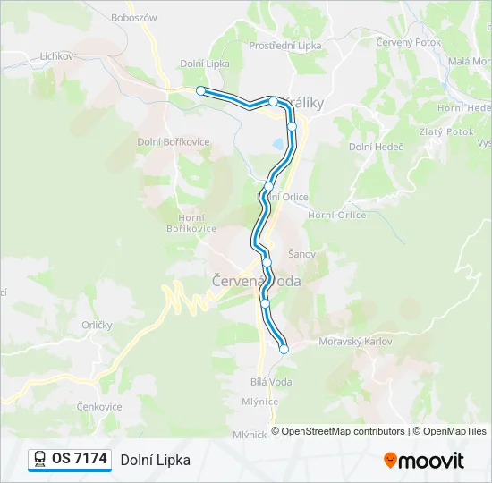 OS 7174 Train Line Map