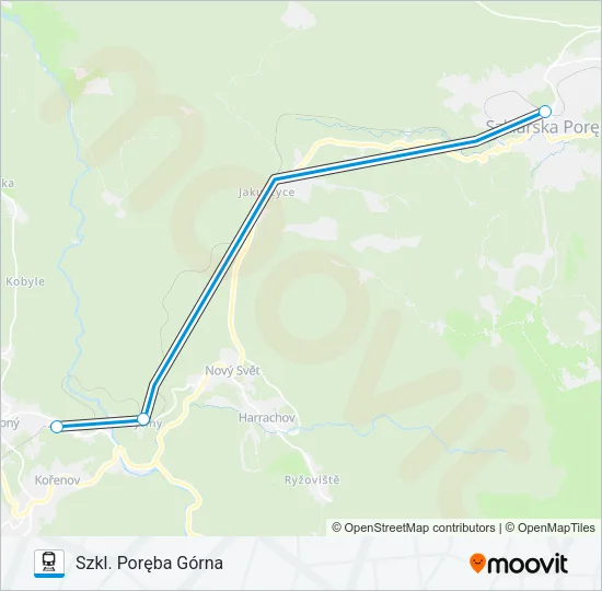 OS 97060 Train Line Map