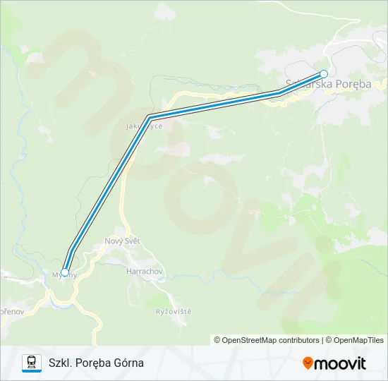 OS 97068 Train Line Map