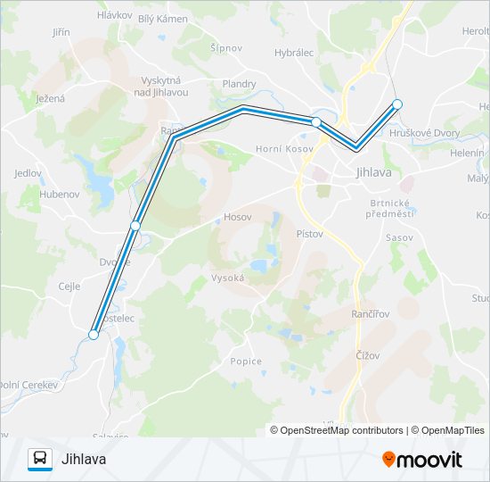 Автобус OS 18416: карта маршрута